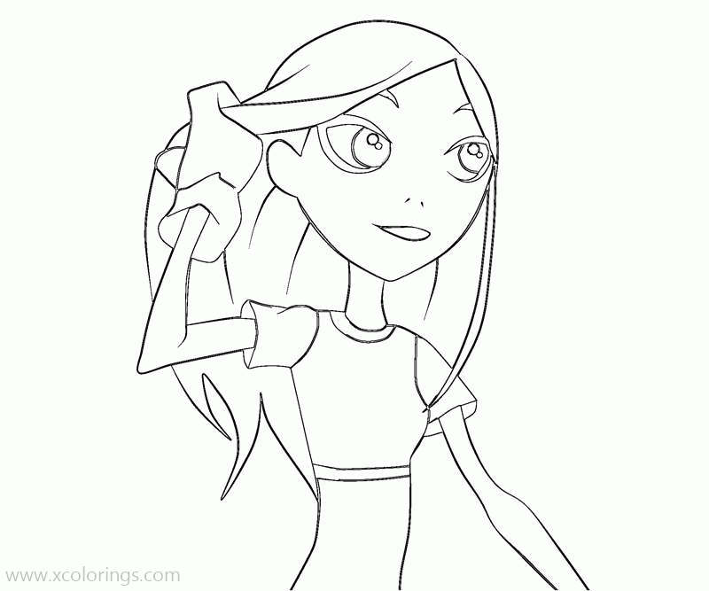 Free Titans Go Coloring Pages Girl Terra printable