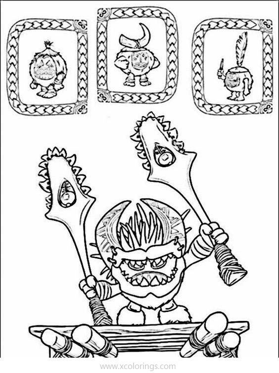 Vaiana Moana Coloring Pages XColorings