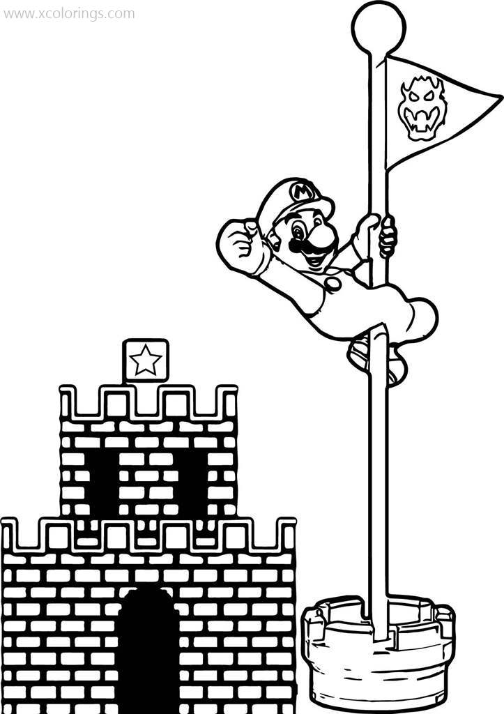 Free Video Game Paper Mario Coloring Pages printable