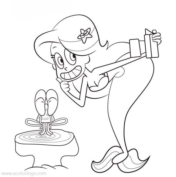 Zig And Sharko Marina Coloring Pages - XColorings.com