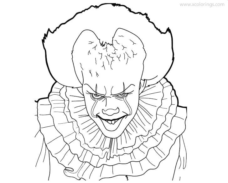 Free Pennywise Coloring Sheets printable