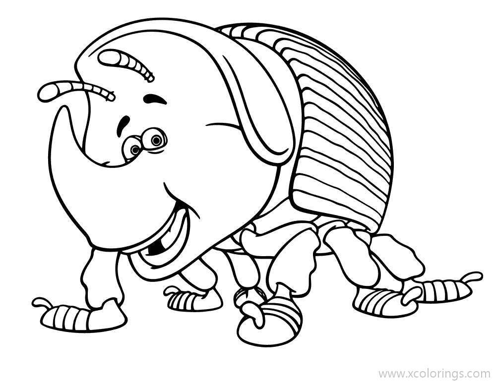 Free A Bugs Life Coloring Pages Dim printable