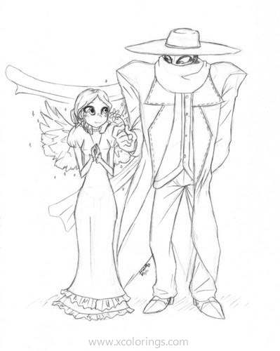 Free A Monster in Paris Coloring Pages Lucille and Francoeur printable