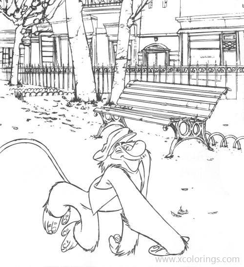 Free A Monster in Paris Coloring Pages Monkey printable
