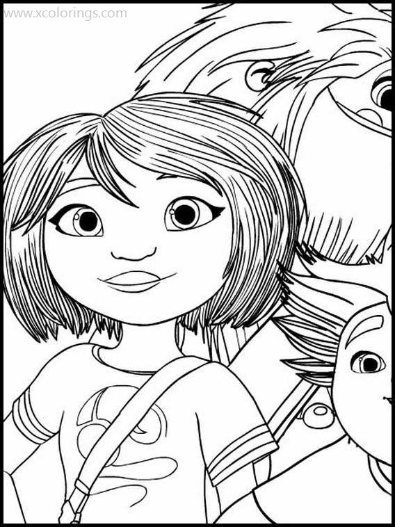 Free Abominable Yi's Portrait Coloring Pages printable