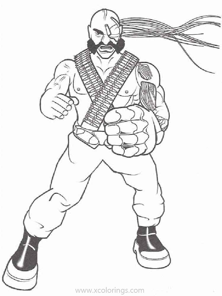 Free Action Man Coloring Pages Dr X printable