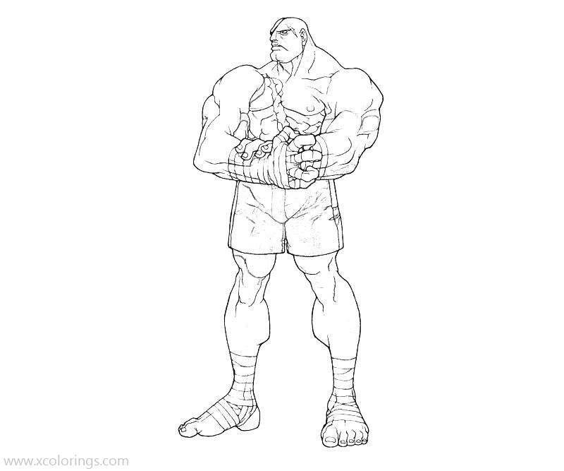 Free Action Man Coloring Pages Strong Man printable