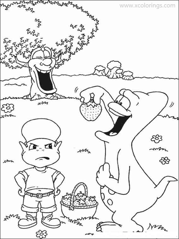 Free Adiboo is Angry Coloring Pages printable