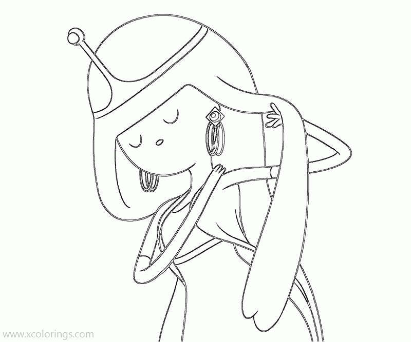 Free Adventure Time Coloring Pages Beautiful Princess printable