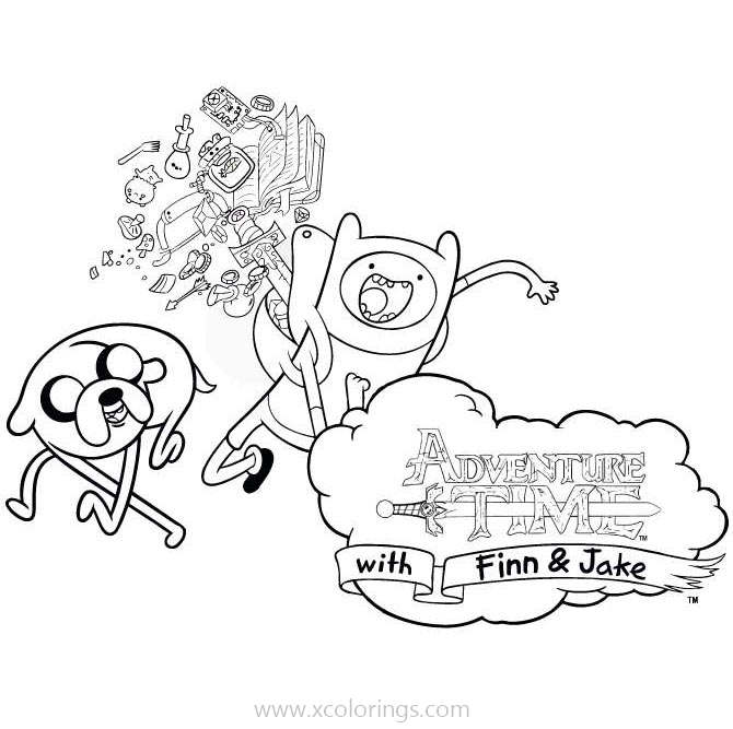 Free Adventure Time Coloring Pages Hurry Up printable
