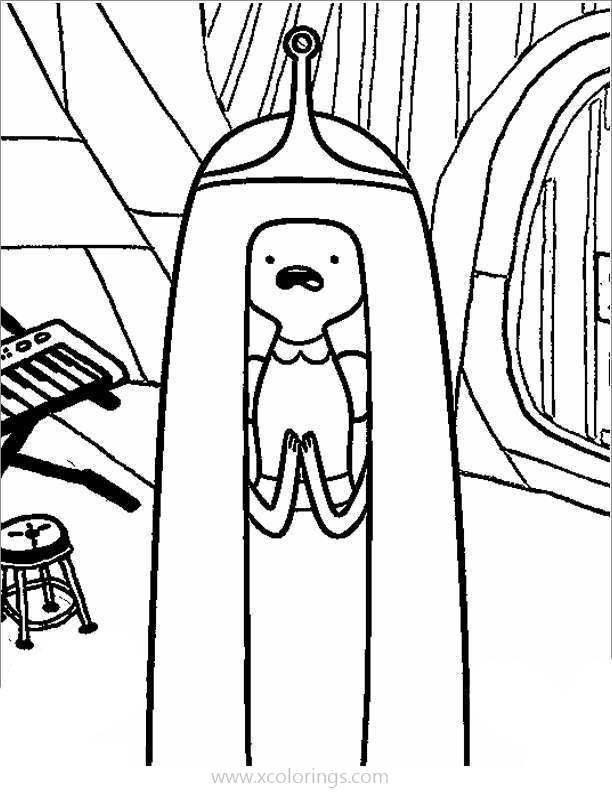 Free Adventure Time Princess Coloring Pages printable