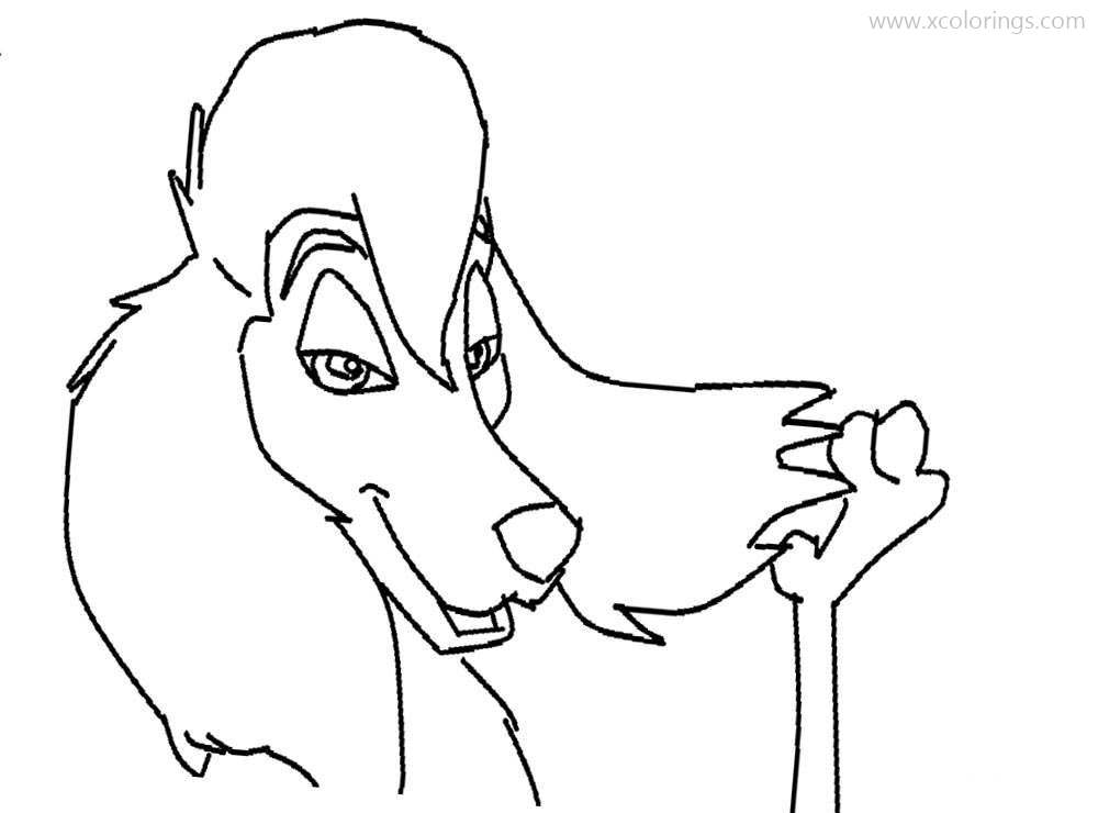 Free All Dogs Go To Heaven Coloring Pages Beautiful Sasha printable