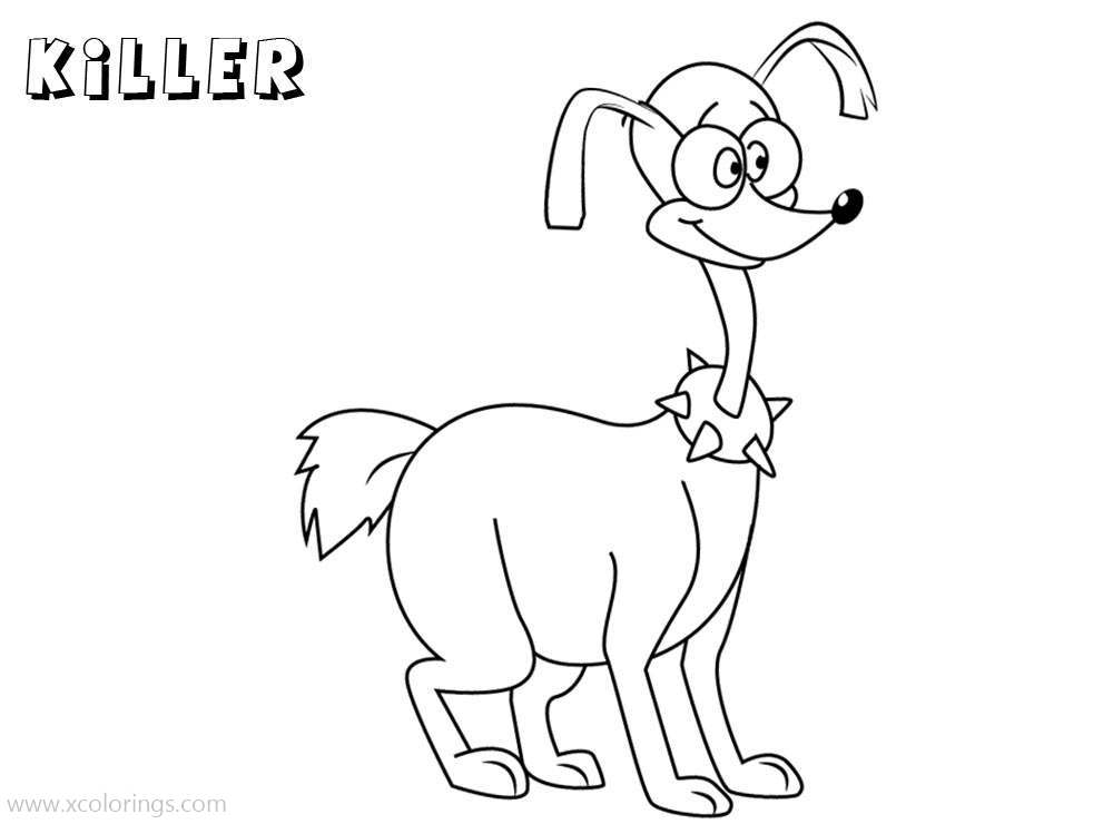 Free All Dogs go to Heaven Character Coloring Pages Killer printable