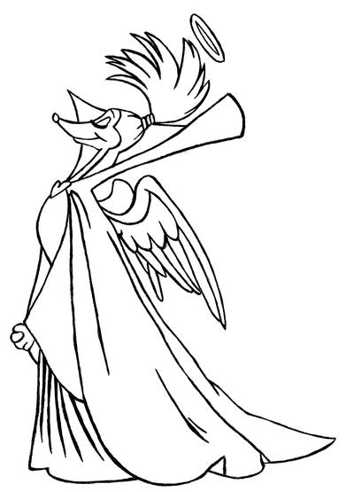 Free All Dogs go to Heaven Coloring Pages Angel Annabelle printable