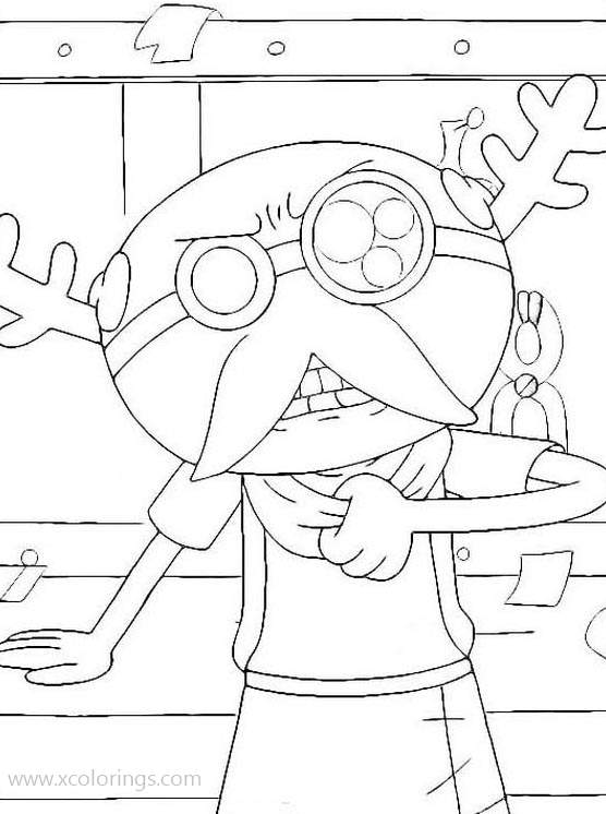 Free Amphibia Character Leopold Loggle Coloring Pages printable