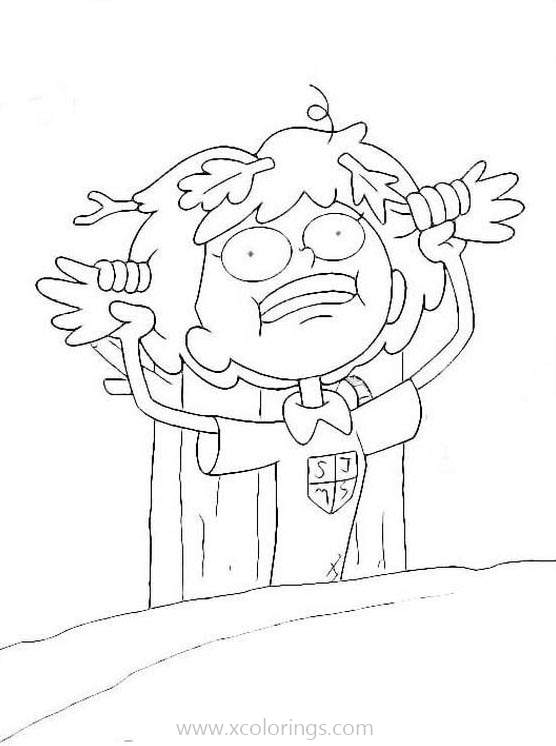 Free Amphibia Coloring Pages Anne Boonchuy printable