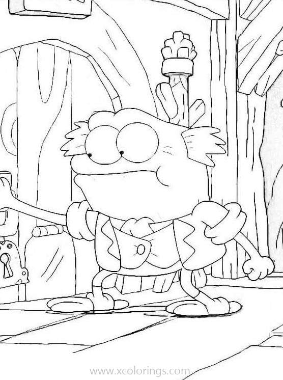 Free Amphibia Coloring Pages Character Hop Pop printable
