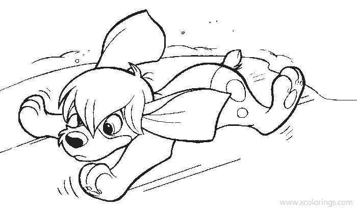 Free Anastasia Coloring Pages Pooka is Running printable