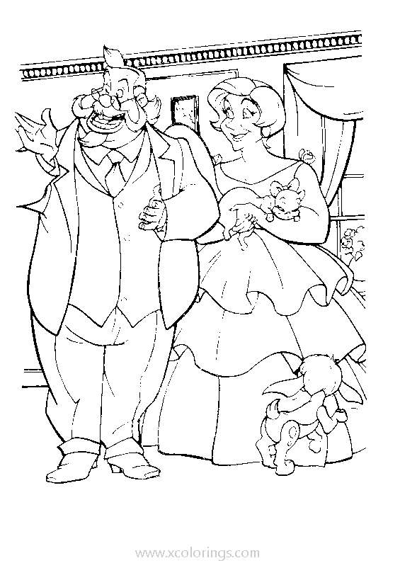 Free Anastasia's Parents Coloring Pages printable