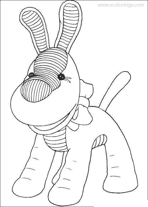 Free Andy Pandy Tiffo Coloring Pages printable