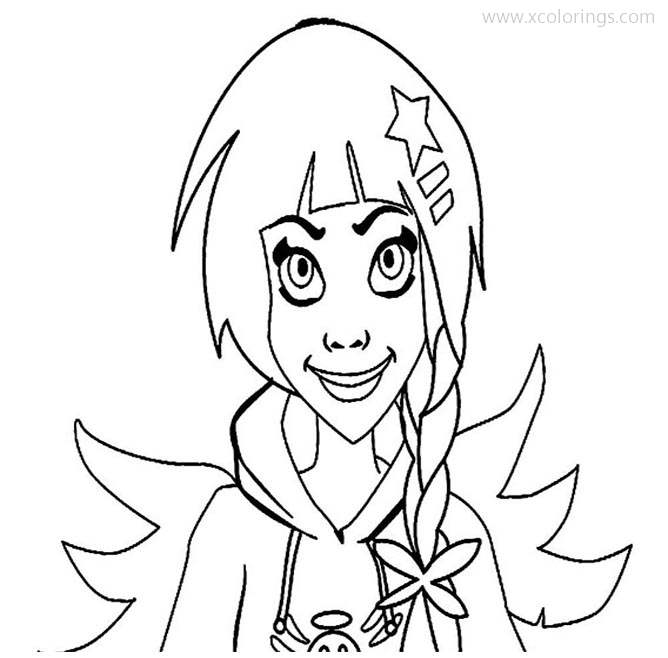 Free Angel's Friends Coloring Pages Lovely Miki printable