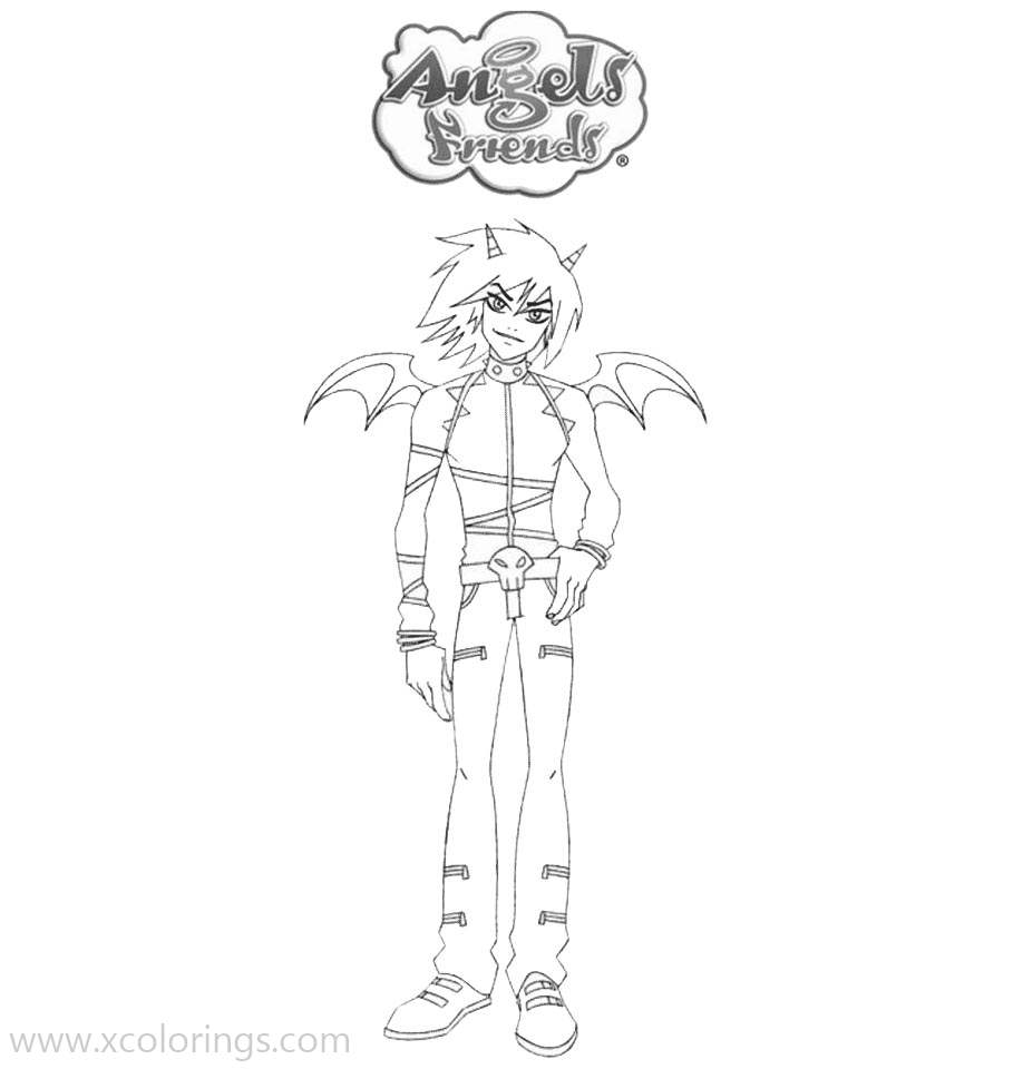 Free Angel's Friends Sulfus Coloring Pages printable