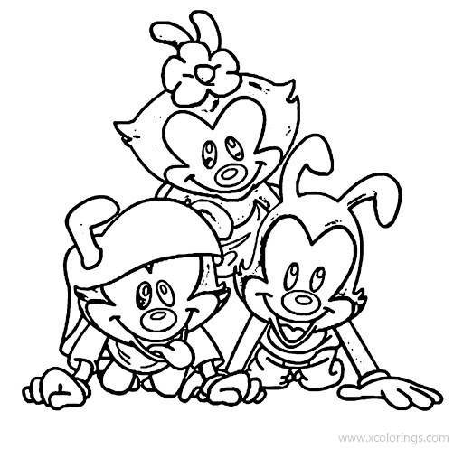 Free Animaniacs Coloring Pages Warners printable