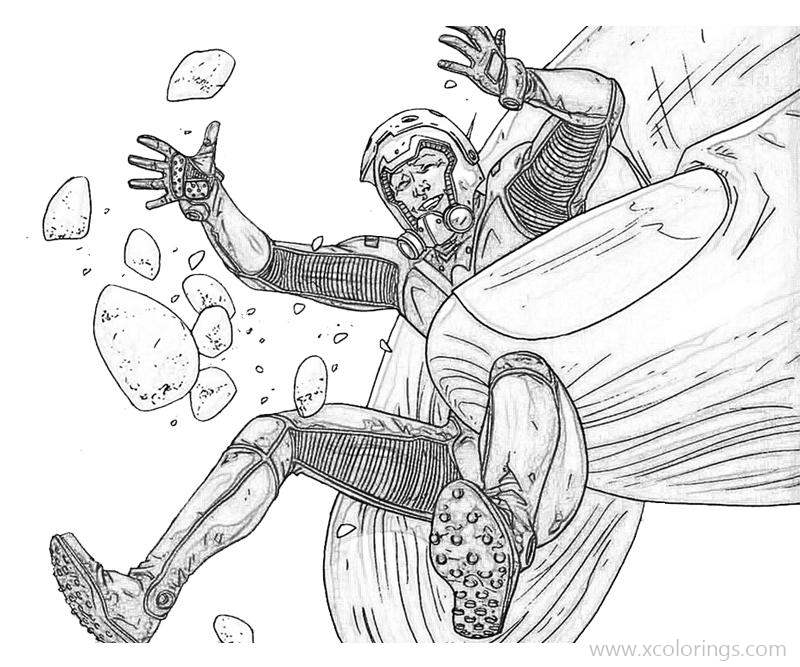 Free Ant Man was Caught Coloring Pages printable