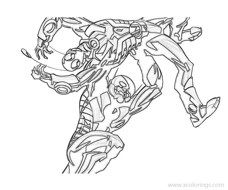 Free Ant Man was in Danger Coloring Pages printable