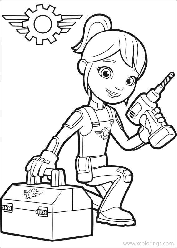 Free Blaze and the Monster Machines Gabby Coloring Pages printable