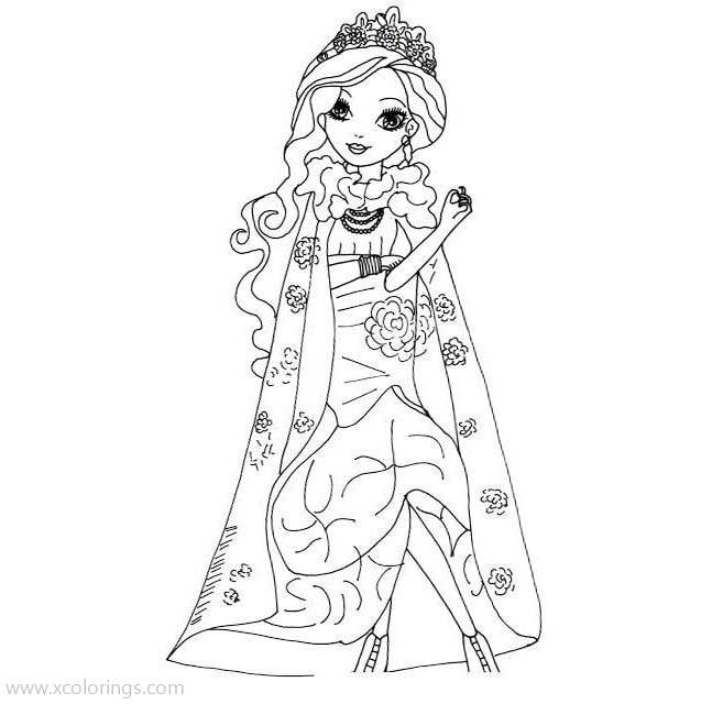 Free Briar Beauty Doll Coloring Pages printable