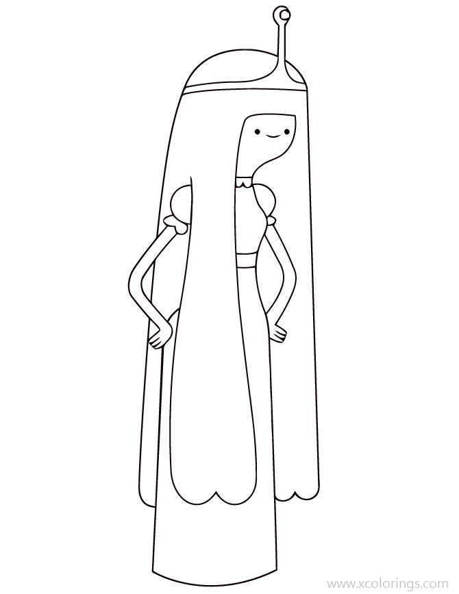 Free Bubblegum from Adventure Time Coloring Pages printable