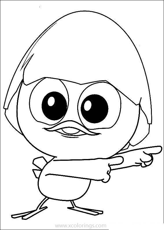 Free Calimero is A Chick Coloring Pages printable