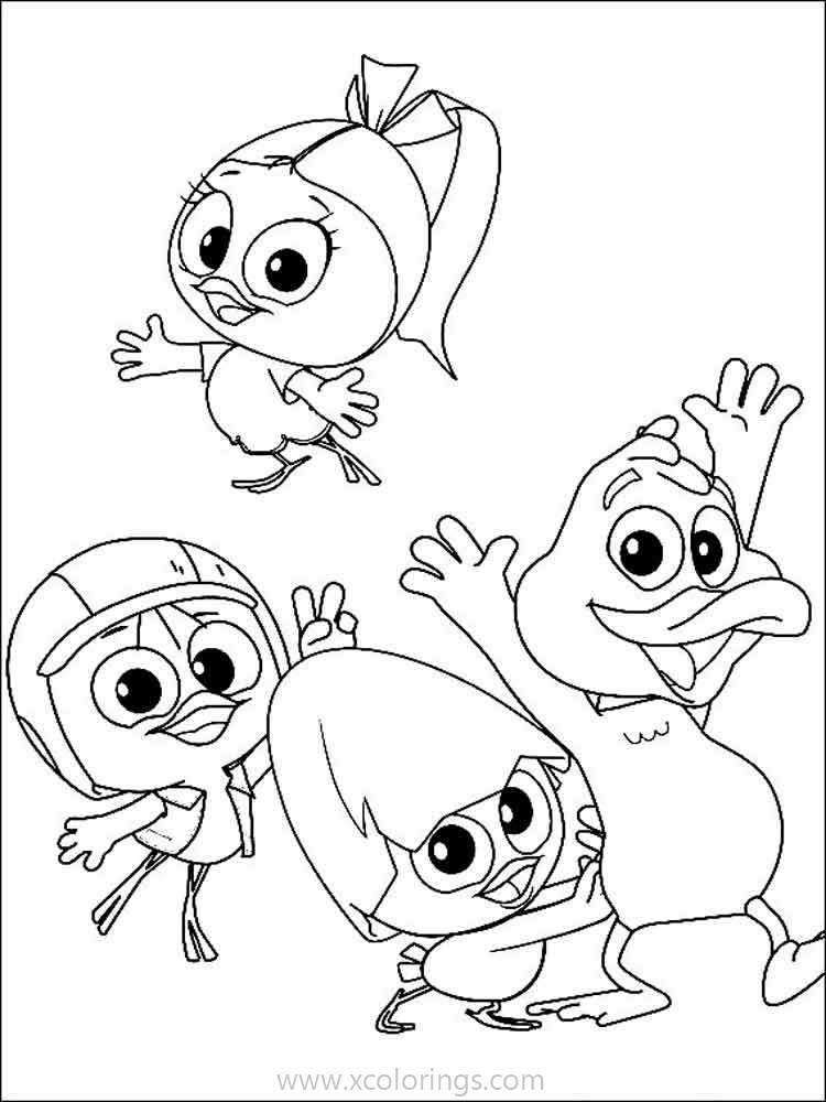 Free Calimero with Friends Coloring Pages printable
