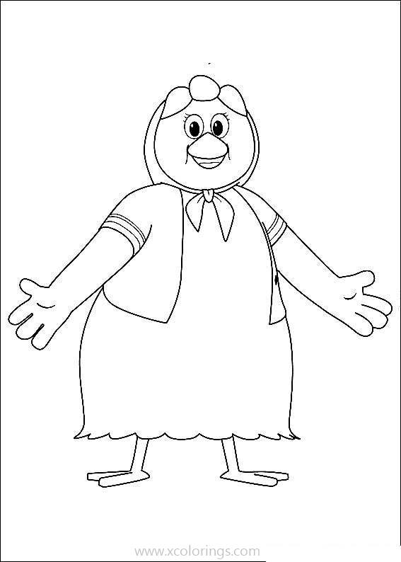 Free Calimero's Mom Coloring Pages printable