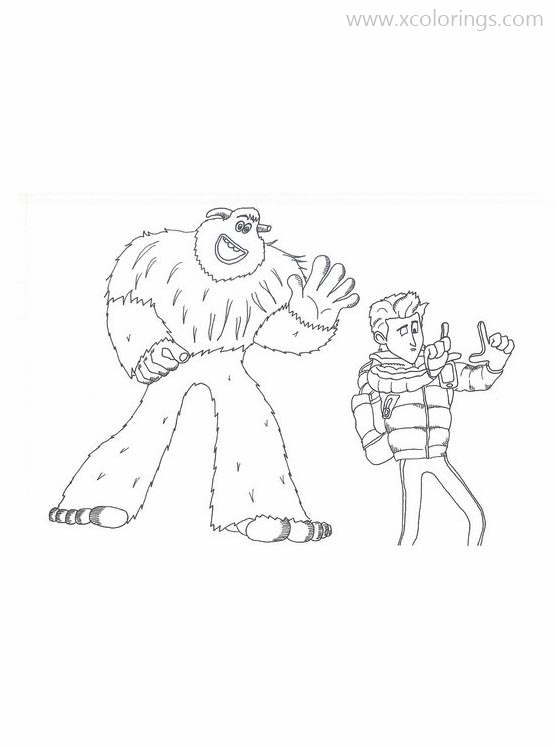 Free Character from Smallfoot Coloring Pages printable