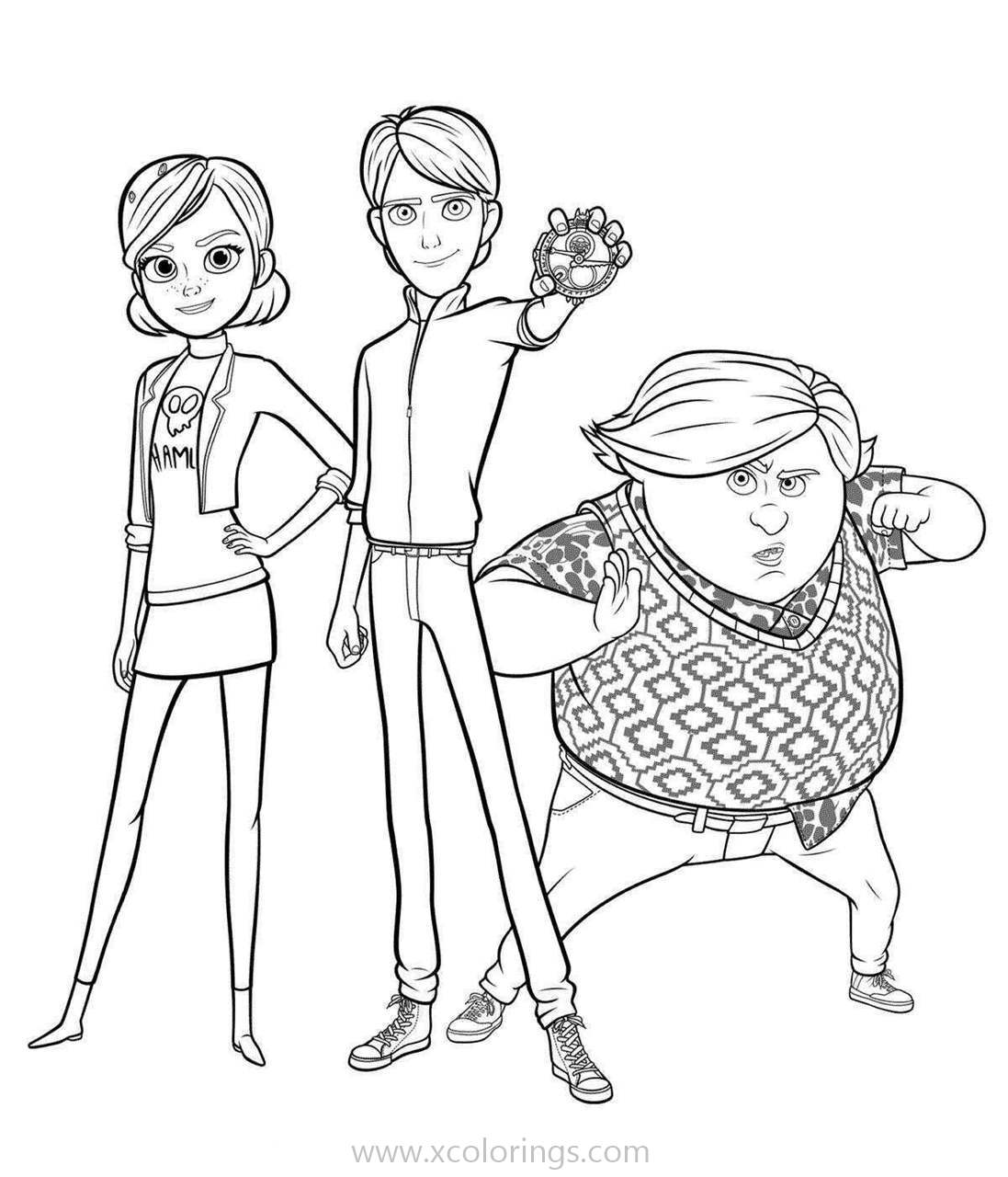 Free Characters from Trollhunters Coloring Pages printable