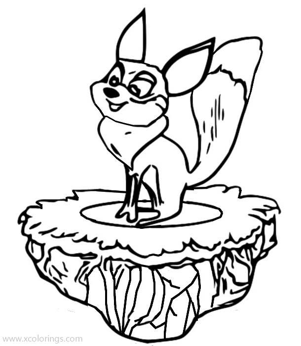 Free Coin Master Coloring Pages Fox printable