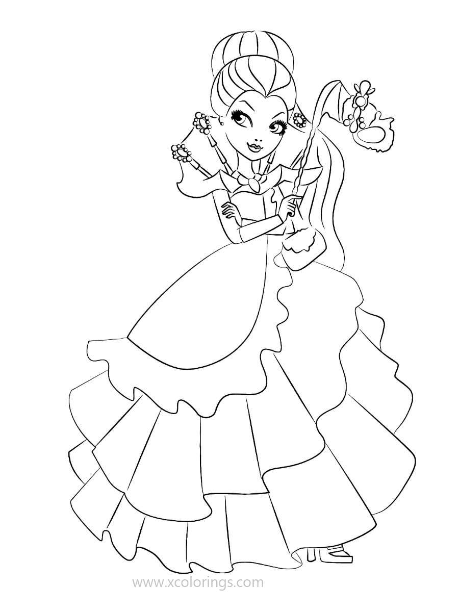 Free Darling Charming Coloring Pages printable