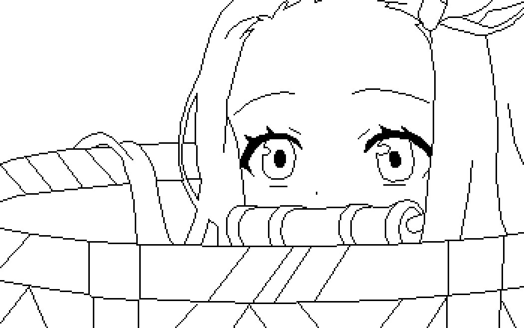 Anime Coloring Pages Nezuko - Coloring and Drawing