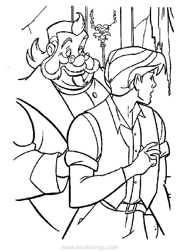 Free Dimitri from Anastasia Coloring Pages printable