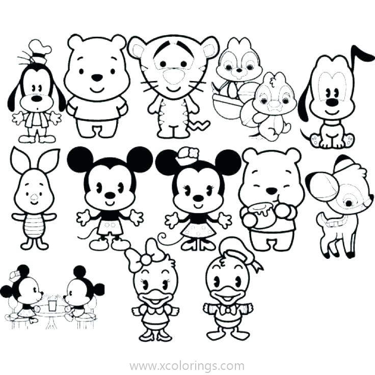Free Disney Tokidoki Coloring Pages printable