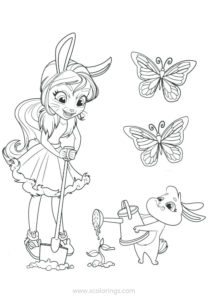 Free Enchantimals Bree Bunny Coloring Pages printable