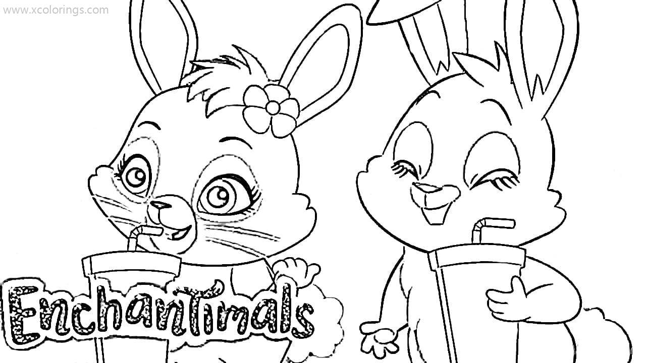 Free Enchantimals Coloring Pages Flick and Twist printable