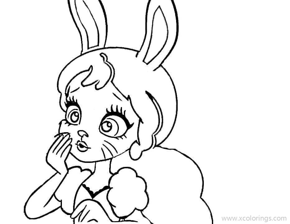Free Enchantimals Coloring Pages Rabbit Girl printable