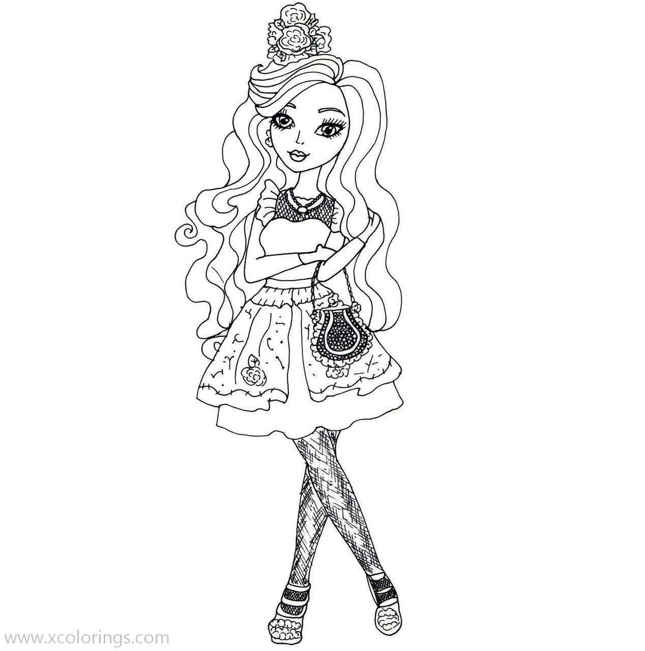 Free Ever After High Briar Beauty Coloring Pages printable