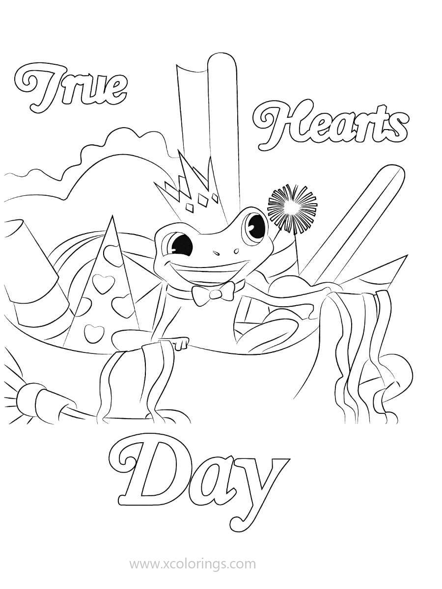 Free Ever After High Coloring Pages True Hearts Day printable