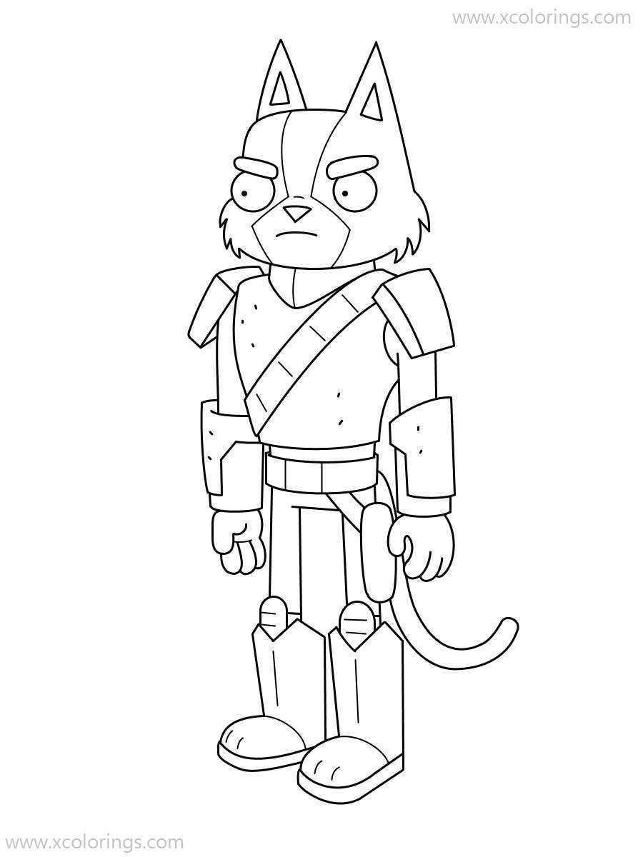Free Final Space Coloring Pages Avocato printable