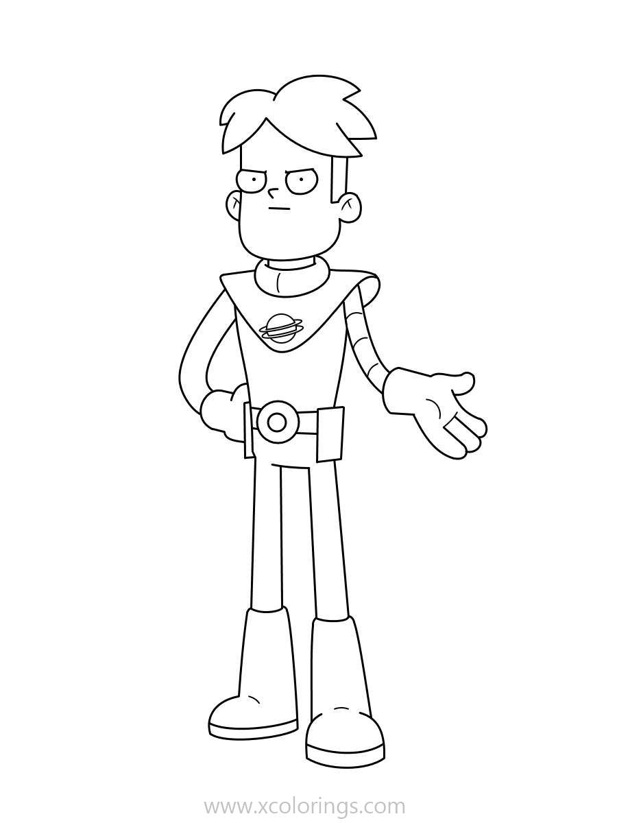 Free Final Space Coloring Pages Gary Goodspeed printable
