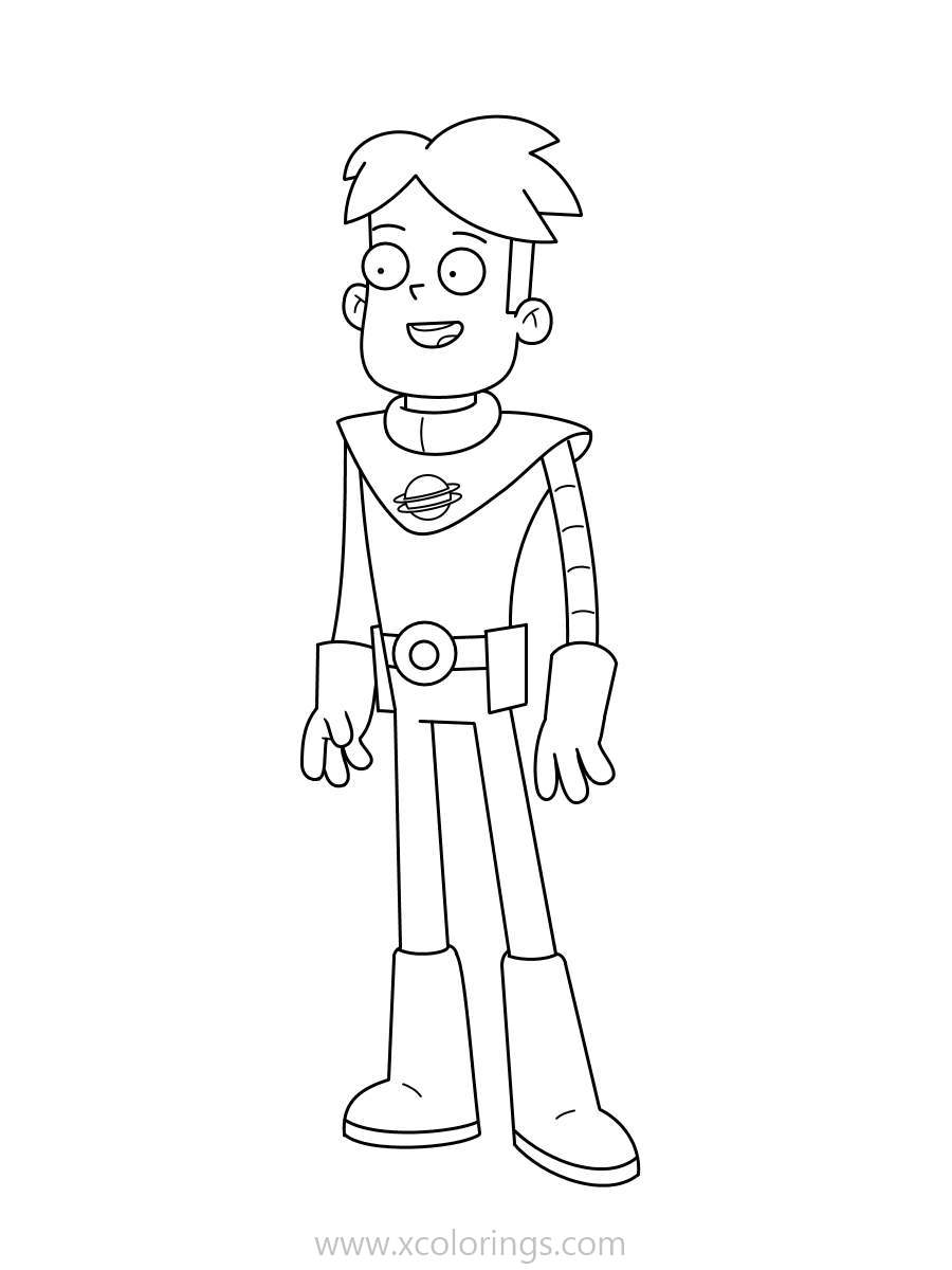 Free Final Space Gary Coloring Pages printable